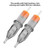 10Pcs Disposable RS Series Cartridge Needles Eyebrow Tattoo Microblading Needle (7RS)
