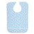 Double Layers Waterproof Saliva Towel Aprons Eating Bib Dining Aid Protector for Elderly AdultBlue Flower 45 x 65cm