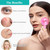 2 Pcs Ice Roller Facial Ice Globes Cooling Face Ice Globes Roller for Face and Eyes Swelling Body Massager Skin Tightening Lifting Tool
