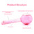 2 Pcs Ice Roller Facial Ice Globes Cooling Face Ice Globes Roller for Face and Eyes Swelling Body Massager Skin Tightening Lifting Tool