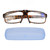 Elderly Glasses Blue Lighting Block Improve Visual Clarity Resin Reading Glasses for Daily Use +200 Tortoiseshell