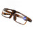 Elderly Glasses Blue Lighting Block Improve Visual Clarity Resin Reading Glasses for Daily Use +200 Tortoiseshell