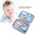 8pcs Convenient Daily Baby Nail Clipper Scissors Hair Brush Comb Manicure Care Kit Blue