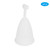 2Pcs Silicone Menstrual Cup Women Female Feminine Hygiene Cup Menstruation SuppliesHeart Shaped White S