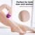 Painless Hair Eraser Portable Manual Hair Removal Skin Exfoliator Tool for Body Any Part