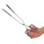 Long Toilet Paper Tongs Toilet Aid Bathroom Wiping Aid for Pregnant Women Elder (12inch)