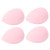 STAGENIUS 4pcs Portable Soft Powder Puff Wet Dry Dual Use Makeup Puff Set Cosmetic Tool