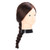 Hair Styling Braiding Mannequin Head Makeup Hairdressing Training Head (Without Makeup)Dark Brown