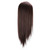 Hair Styling Braiding Mannequin Head Makeup Hairdressing Training Head (Without Makeup)Dark Brown