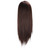 Hair Styling Braiding Mannequin Head Makeup Hairdressing Training Head (Without Makeup)Dark Brown