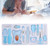 Baby Nail Clipper Nail File Tweezers Thermometer Brush Comb Infant Care Tool SetBlue