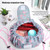 Floral Drawstring Makeup Bag Opens Flat Small Travel Cosmetic Bag Toiletry Bag Cute Aesthetic Makeup Organizer Bag
