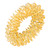 Spiky Sensory Finger Rings Fingers Massage Stress Relieving Pain Therapy Rings for Kids AdultsGold