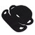 50pcs Facial Mask Paper Bamboo Charcoal Fiber Black Facial Mask Sheet for Moisturizing Skin Care