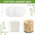 20 Pcs Reusable Makeup Remover Pads Bamboo Washable Cotton Rounds with Cotton Laundry Bag and Round Box for Storage