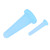 2 PCS Face Cupping Set Mini Silicone Soft Portable Vacuum Suction Massage Cups for Adults Home Use Blue