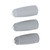 3pcs Professional Electric Foot Grinder Head Curved Replacement Foot Grinding Roller