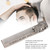 Men Beard Comb Stainless Steel Beard Styling Mustache Shaping Template Tool