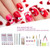 Nail Manicure Set Glitter Powder Nail Tips Brush Nail Art Tool Kit for Nail Salon