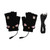 USB Heated Gloves Mitten Men Women Winter Knitted Fingerless Hand Warmer Heating Gloves for Office Work Black
