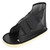 Cast Shoe Prevent Slip Shock Absorbing Adjustable Faux Leather Post Operative Shoe for Swollen Broken Foot Toe L