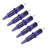 20pcs 5ml Tattoo Ballpoint Pen Cartridges Liner Shader Ink Free Ball Pen Cartridges for Practice Blue