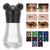 Photon Light Therapy EMS Machine Household Wrinkle Removal Lifting Tightening RF Machine (Black)100‑240V US Plug