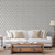 DUTCH WALLCOVERINGS Wallpaper Geometric White and Black