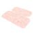 Rose Quartz Neck Chest Massager Soothing Stress Relief Pink Rose Quartz Neck Massager for SPA Fatigue Reduction