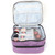 Portable Nail Polish Travel Bag Double Layer Nail Polish Storage Bag Makeup Holder BagPurple