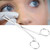 Stainless Steel Septum Forceps Nose Tongue Tattoo Body Piercing Pliers Clamp Tool