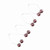 2 Pairs Dimple Maker Portable Easy To Wear Smile Beauty Dimple Exerciser for Cheek Face Dark Red