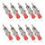 10pcs 2ml Tattoo Ballpoint Pen Cartridges Liner Shader 0.5mm Tip Ball Pen Cartridges for Practice Red