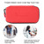 Portable Diabetic Insulin Cooler Bag Organizer Medical Insulation Cooling Travel Case(Red)