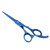 Beard Scissors Professional Stainless Steel Home Hair Salon Hairdressing Scissors for Hairstylist BlueFlat Scissors