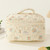 Handheld Large Capacity Cosmetic Bag Small Flower Storage Bag