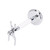 Men Retro Shaver Set Classic Razor Beard Brush Shaver Stand Holder Manual Shaving Set White