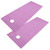 2pcs SPA Massage Table Cover Sheet Breathable Oil Resistant Waterproof Beauty Salon Bed SheetsPurple