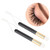 2pcs Eyelash Cleaning Brush Soft Hair False Eyelash Extension Cleansing Brush (Black)