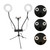 5inch Selfie Ring Light LED Adjustable Fill Light with Tripod Mobile Phone Stand (USB Plug In Type)