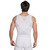 Men Slimming Body Shaper Nylon Breathable Comfortable Slimmer Compression Vest Top White XL