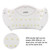 48W Intelligent Nail Lamp for Drying Nail Gels Time Setting Digital Dispaly
