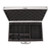 Multifunction Storage Box Large Capacity Buckle Closure Aluminum Tools Organize Case