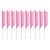 10pcs Rat Tail Combs Fine Teeth Prevent Static Smoothing Handle Pointed Hair Parting Combs