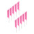 10pcs Rat Tail Combs Fine Teeth Prevent Static Smoothing Handle Pointed Hair Parting Combs