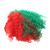 Cosplay Wigs Synthetic Hair Short Fluffy Curly Half Red Green Wigs for Halloween Party