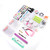 Professional Nail Art Tips Dead Skin Fork Rhinestones Scissors Manicure Tool Set