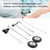 5 in 1 Medical Neurological Hammer Muscle Reflex Diagnostic Hammer Health Care Percussor Kit