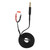 Professional Silicone Tattoo Machine Clip Cord Tattoo Power Supply Hook Line AccessoryBlack Line