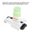 2pcs Plastic Salon Hair Dye Tube Squeezer Hair Color Cream Squeezer Household Toothpaste Squeezer ToolWhite